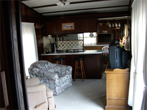 Living area & Kitchen